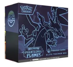 Phantasmal Flames:Pokemon Center Exclusive Elite Trainer Box(ETB) PREORDER 11/14 - Image 1