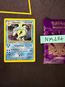Pokemon TCG Gyarados Holo 6/102 Base Set WOTC 1999 215 💎NM LP+💎 - Image 1