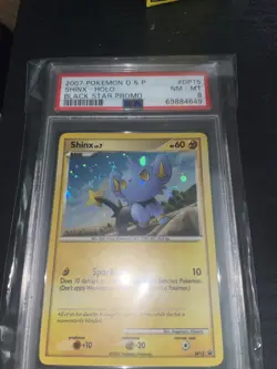 Shinx PSA 8 Diamond Pearl Black Star Promo DP15 Holo 2007 Pokemon 1 Of 1 Cert - Image 1