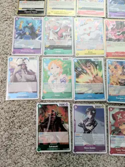 One Piece Tcg Card Collection Lot Of 22 Rares Manga Bundle Cards - Image 2