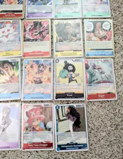 One Piece Tcg Card Collection Lot Of 22 Rares Manga Bundle Cards - Image 3