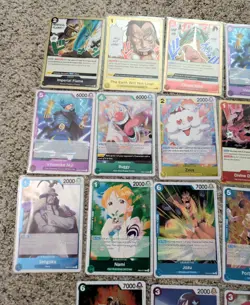 One Piece Tcg Card Collection Lot Of 22 Rares Manga Bundle Cards - Image 4