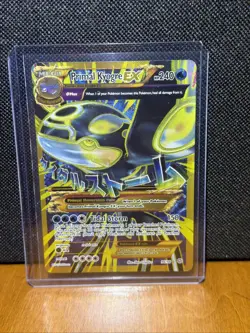 Pokemon Primal Kyogre-EX TCG Full Art Ultra Rare Card Ancient Origins 96/98 Holo - Image 1