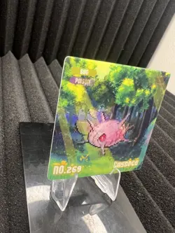 2025 Pokemon Eif Wurmple Gameboy Lenticular Card NM! Non-TCG - Image 2