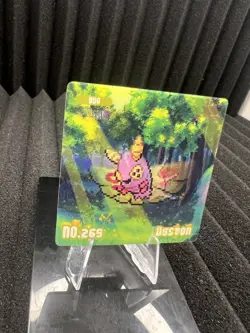 2025 Pokemon Eif Wurmple Gameboy Lenticular Card NM! Non-TCG - Image 3