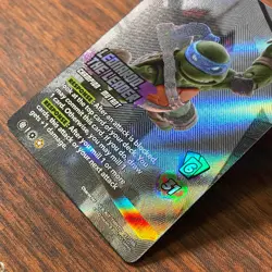 UniVersus Teenage Mutant Ninja Turtles Leonardo CH-R-ALT No. 197/186 Foil Card - Image 3