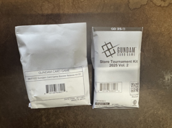 GUNDAM CARD GAME Booster Release 02 Kit + STORE TOURNAMENT KIT 2025 VOL 2 SEALED - Image 1