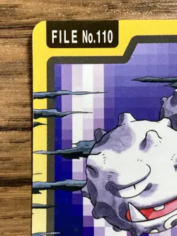 Pokemon Carddass Card Weezing File No.110 Bandai Pocket Monsters 1997 Japan - Image 3