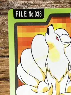 Pokemon Carddass Card Ninetales File No.38 Bandai Pocket Monsters 1997 Japan - Image 3
