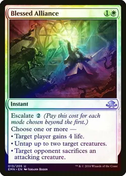 Blessed Alliance FOIL Eldritch Moon NM White Uncommon MAGIC MTG CARD ABUGames - Image 1