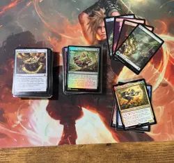 Magic The Gathering Bloomburrow Bulk Lot: 108 Cards (Common/Uncommon/Rare/Lands) - Image 1