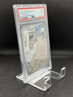 Pokemon TCG Slowpoke Scarlet & Violet Holo Illustration Card 204/198 PSA 9 - Image 2