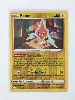 Rotom 34/72 Shining Fates Reverse Holo Uncommon Pokemon Card Pokemon TCG 034/072 - Image 1
