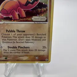 Trapinch 67/92 EX Legend Maker Reverse Stamped Pokemon Card - Image 4