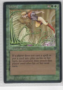 Arboria - Legends - Magic the Gathering MTG - vintage - ACTUAL CARD - US SELLER - Image 1