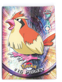 Topps Chrome 2000 Pidgey Pokemon Card #16 Holo NM SPECTRA - Image 1