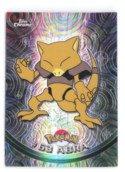 Topps Chrome 2000 Abra Pokemon Card #63 Holo NM SPECTRA - Image 1