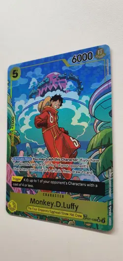 🧭 One Piece Card Game - Monkey D. Luffy OP07-109 TR - Egghead / The Four Empero - Image 3
