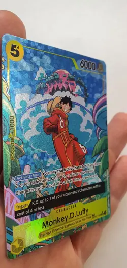 🧭 One Piece Card Game - Monkey D. Luffy OP07-109 TR - Egghead / The Four Empero - Image 5