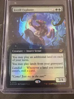 Icetill Explorer 0343 - Extended Art - Foil - MTG - Edge Of Eternities - Image 1