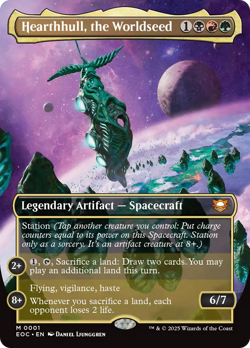Hearthhull, the Worldseed (BORDERLESS) #1 | NM FOIL | Magic MTG - Image 1