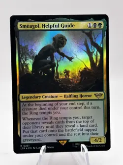 Smeagol Helpful Guide 0231 Foil Lord Of The Rings LTR MTG LP - Image 1