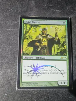 Elvish Mystic Green Creature FNM Friday Night Magic Foil Promos AZ7 - Image 1