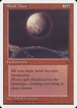 Blood Moon 1x CHR MTG Chronicles Rare MINT red - Image 1