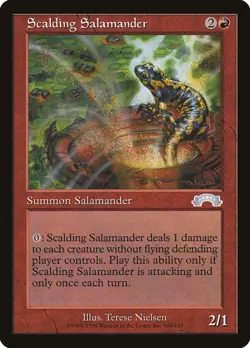 Scalding Salamander - Exodus (EXO) - MTG Rare English Non Foil - Image 1