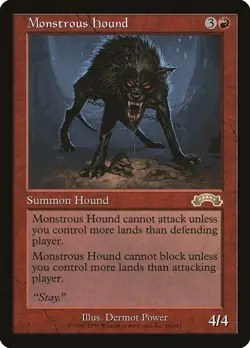 Monstrous Hound - Exodus (EXO) - MTG Rare English Non Foil - Image 1