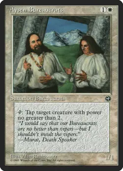 Aysen Bureaucrats - Homelands (HML) - MTG Rare English Non Foil - Image 1