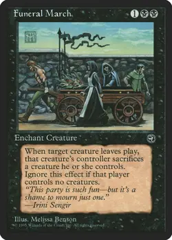 Funeral March - Homelands (HML) - MTG Rare English Non Foil - Image 1