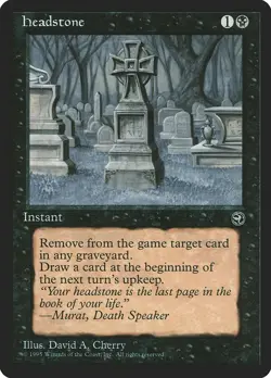 Headstone - Homelands (HML) - MTG Rare English Non Foil - Image 1