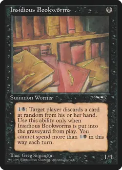 Insidious Bookworms - Alliances (ALL) - MTG Rare English Non Foil - Image 1