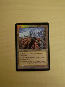 Magic the Gathering: Wasteland - Magic Player Rewards Promo, FOIL (EX+) - Image 1