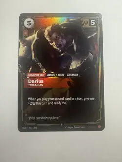 Darius - Trifarian - Origins League of Legends Riftbound TCG OGN 243/298 - Image 1
