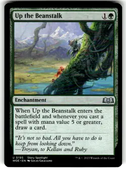 MTG Up the Beanstalk Wilds of Eldraine Regular - Image 1
