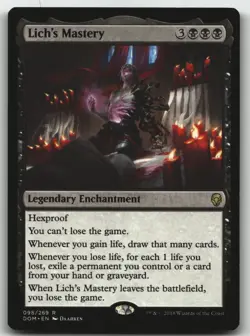Lich's Mastery R Dominaria 98 LP - Image 1