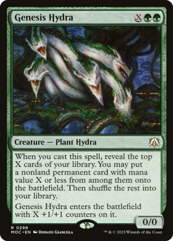 Genesis Hydra [March of the Machine Commander] Magic MTG - Image 1