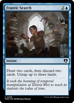 2x Frantic Search CMM NM MTG - Image 1