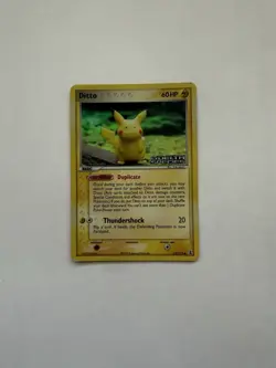 Pokemon Card Ex Delta Species Ditto Pikachu 63/113 2005 Reverse Stamped Holo NM - Image 1