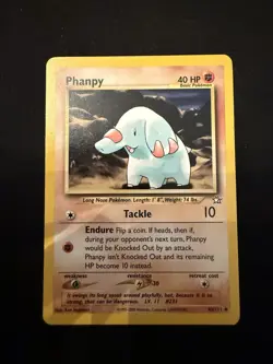 Pokemon TCG Phanpy Neo Genesis #43/111 Unlimited Uncommon Near Mint - Image 1
