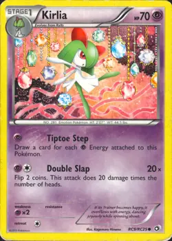 Kirlia RC9/RC25 Holo Legendary Treasures: Radiant Collection Pokemon Card MP - Image 1