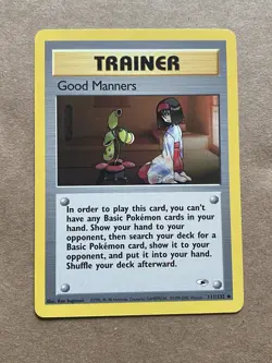 Good Manners 111/132 Gym Hero’s Pokemon TCG (LP) - Image 1