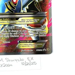 M Sharpedo EX XY200a Alternate Full Art Promo NM Pokemon TCG - Image 2