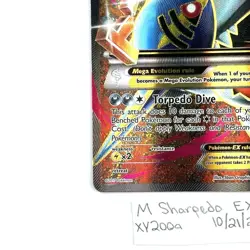 M Sharpedo EX XY200a Alternate Full Art Promo NM Pokemon TCG - Image 3