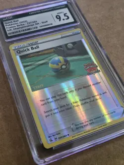 Pokemon Quick Ball 237/264 Staff Promo Fusion Strike CGC 9.5 Pop 7 LOW POP! - Image 2