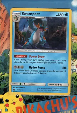 Pokemon TCG Swampert 35/168 Theme Deck Exclusive Promo Cracked Ice NM - Image 1