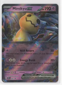 Pokemon Scarlet & Violet Black Star Promo - Mimikyu ex SVP 004 - Image 1