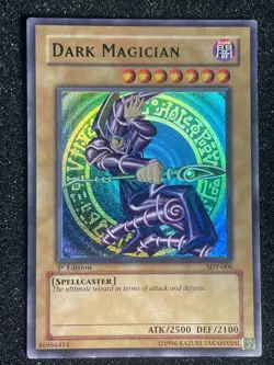 Yugioh Dark Magician SDY-006 1st Edition North American Glossy - Image 5